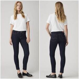 Levis 311 Shaping Skinny Jeans Darkest Sky Blue Dark Wash 28x30 196260001 NEW